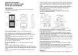 Предварительный просмотр 1 страницы Maverick ET-8 Instruction Manual