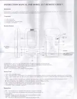 Maverick food thermometer Instruction Manual preview