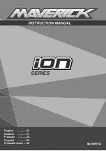 Maverick ion Series Instruction Manual preview