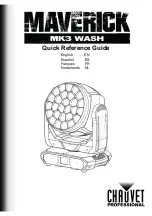 Предварительный просмотр 1 страницы Maverick MK3 WASH Quick Reference Manual