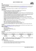 Preview for 2 page of Maverick MK3 WASH Quick Reference Manual