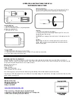 Maverick Motorized Robo Fork RF-62 Operating Instructions preview