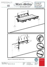 Max-Ability Pressalit 1000 R8406 Operation And Maintenance Manual предпросмотр