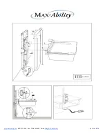 Preview for 3 page of Max-Ability Pressalit Care LS-­BA Koala R8661 Installation Drawing Manual