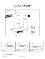 Preview for 5 page of Max-Ability Pressalit Care LS-­BA Koala R8661 Installation Drawing Manual