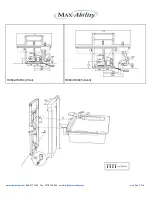 Preview for 3 page of Max-Ability Pressalit Care LS-BT Installation Drawing