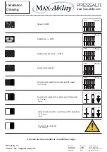 Preview for 4 page of Max-Ability PRESSALIT R8594 Installation Drawing Manual