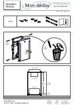 Preview for 6 page of Max-Ability PRESSALIT R8594 Installation Drawing Manual