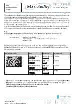 Preview for 16 page of Max-Ability PRESSALIT R8594 Installation Drawing Manual