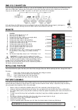 Предварительный просмотр 5 страницы MAX LIGHT PartyBar07 Instruction Manual