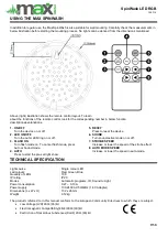 Предварительный просмотр 2 страницы MAX LIGHT SpinWash Manual