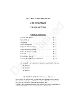 Preview for 1 page of Max Machinery 284-512 SERIES Instruction Manual