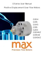 Preview for 1 page of Max Machinery G Series User Manual