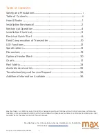 Preview for 3 page of Max Machinery G Series User Manual