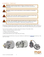 Preview for 8 page of Max Machinery G Series User Manual