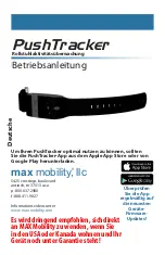 Preview for 49 page of max mobility PushTracker 1 User Manual