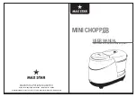 MAX STAR Mini Chef User Manual preview