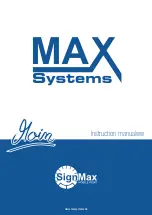 Max Systems SignMax Instruction Manual preview