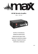 Max 103.118 Instruction Manual preview