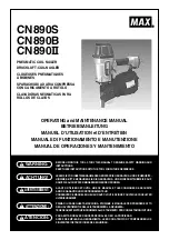 Preview for 1 page of Max CN890B Operating And Maintenance Manual