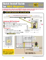 Preview for 3 page of Max Megatron 1400 Quick Install Manual