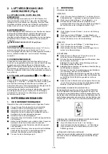 Предварительный просмотр 18 страницы Max NF255FA/18 Operating Instructions Manual