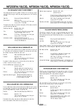 Предварительный просмотр 38 страницы Max NF255FA/18 Operating Instructions Manual