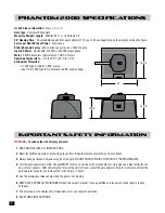 Preview for 4 page of Max Phantom 2000 Installation And Owner'S Manual