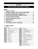 Предварительный просмотр 5 страницы Max PJCD551 Operating And Maintenance Manual