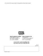 Предварительный просмотр 28 страницы Max RE-BAR TIER RB397 Operating And Maintenance Manual