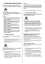 Предварительный просмотр 16 страницы Max ReBar Tier Twintier RB401T-E Instruction Manual And Safety Instructions