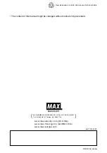 Preview for 18 page of Max SN883CH/34 (CE) Operating And Maintenance Manual