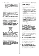 Предварительный просмотр 24 страницы Max Twintier RB441T Instruction Manual And Safety Instructions