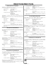 Предварительный просмотр 64 страницы Max Twintier RB441T Instruction Manual And Safety Instructions