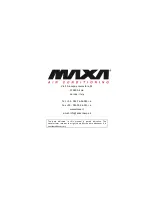 Preview for 60 page of MAXA ADVANTIX i-SHWAK V4 16 User'S And Installer'S Manual