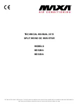 MAXA BDS28A Technical Manual предпросмотр