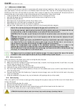 Preview for 20 page of MAXA CALIDO 110 User Manual