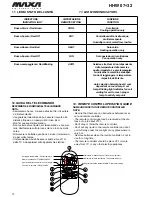 Preview for 14 page of MAXA HHW 07 Installation And Operation Manual