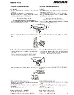 Preview for 19 page of MAXA HHW 07 Installation And Operation Manual