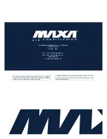 Preview for 20 page of MAXA HHW 07 Installation And Operation Manual