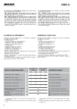 Preview for 6 page of MAXA HMV-A 0251 Technical Manual