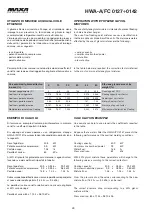 Preview for 24 page of MAXA HWA-A/FC 0127 Technical Manual