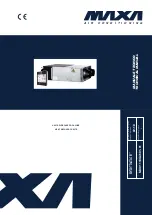 Preview for 1 page of MAXA MUI01110G4601-01 Technical Manual