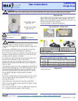 Maxair 2281PR-100ML User Instructions preview