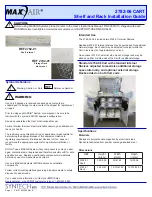 Предварительный просмотр 1 страницы Maxair 2782-06 CART Installation Manual