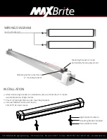 Preview for 3 page of MAXBrite Tri-Proof LNW-55K2430 Quick User Manual