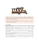 Предварительный просмотр 3 страницы Maxcare MAX-76A100 User Manual