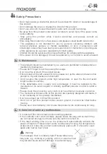 Preview for 5 page of Maxcare MAX-77A155BR User Manual