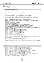 Preview for 4 page of Maxcare MAX-H04CDC200802 User Manual