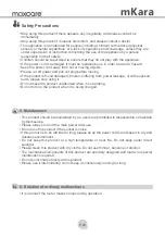 Preview for 6 page of Maxcare MAX-H04CDC200802 User Manual